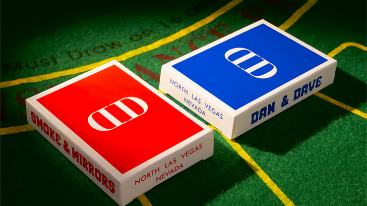 Smoke & Mirrors 1984 (Blue) Playing Cards - Dan & Dave