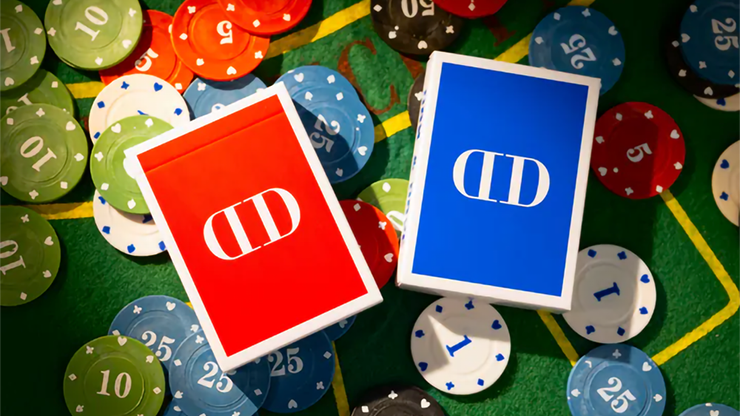 Smoke & Mirrors 1984 (Red) Playing Cards - Dan & Dave