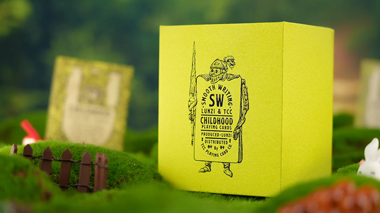 Childhood Playing Cards (Half Brick Standard + GILDED ) by TCC & Lunzi 