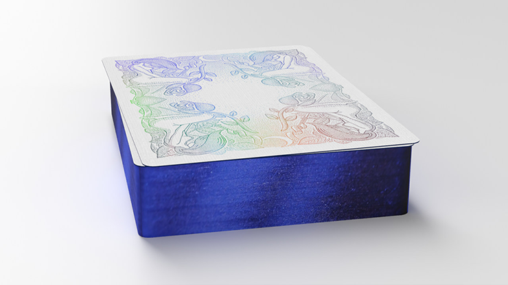 Innocence (Blue Gilded - Edition of 200) Playing Cards - Black Roses