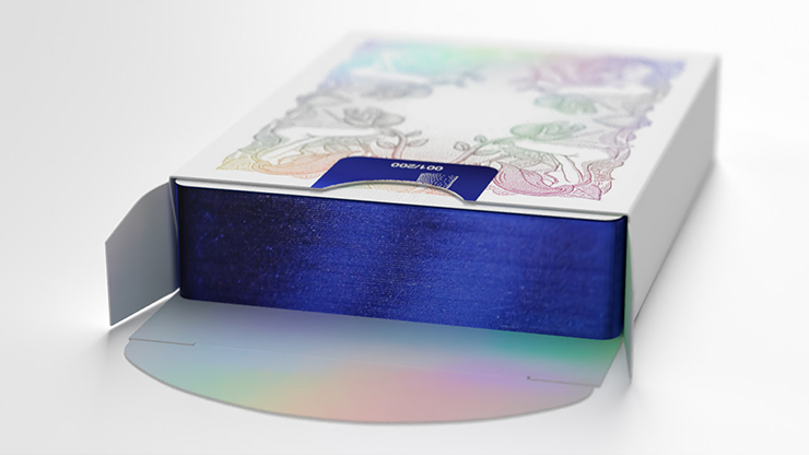 Innocence (Blue Gilded - Edition of 200) Playing Cards - Black Roses
