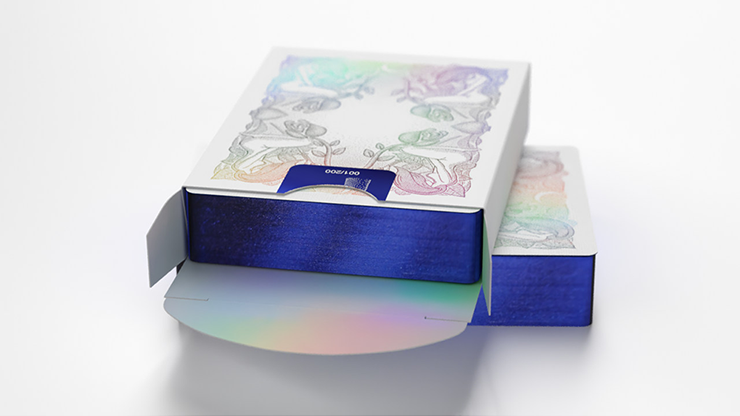 Innocence (Blue Gilded - Edition of 200) Playing Cards - Black Roses