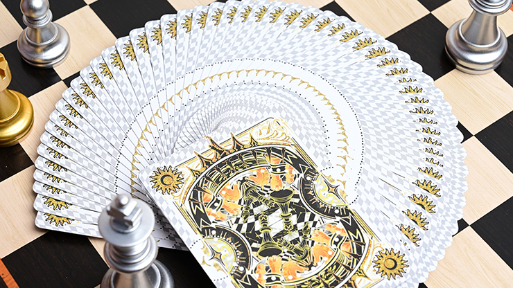 Chess (White) Playing Cards - Hidden Light