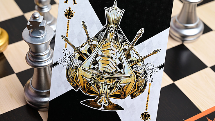 Chess (White) Playing Cards - Hidden Light