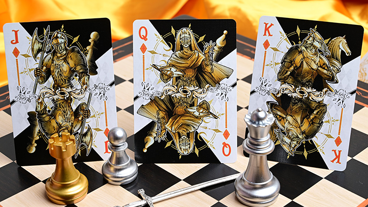 Chess (White) Playing Cards - Hidden Light