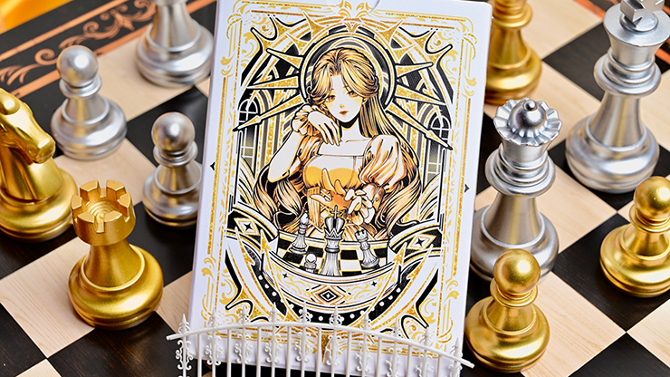 Chess (White) Playing Cards - Hidden Light