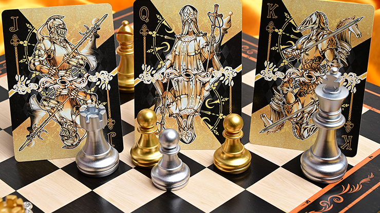 Chess (Black) Playing Cards - Hidden Light 