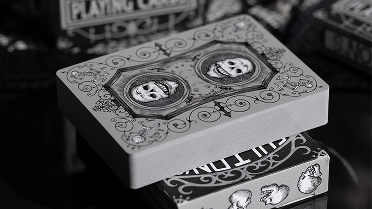 Fulton's October Tombstone Grey Playing Cards 