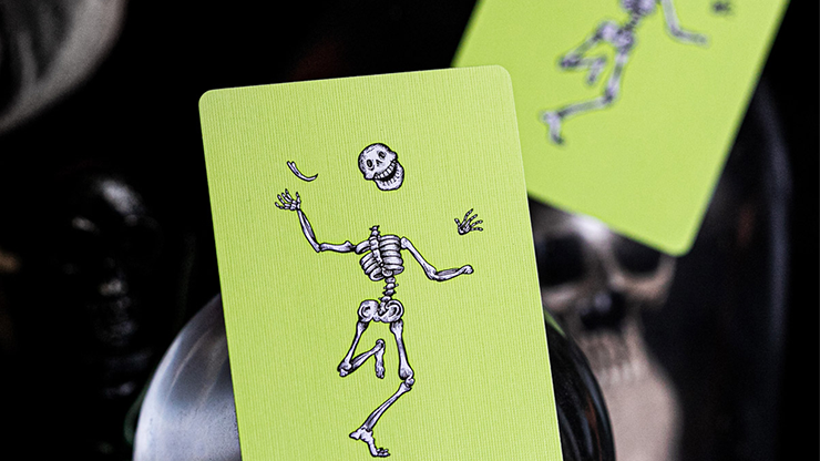 Fulton&#39;s October UV Glow Green Edition Playing Cards