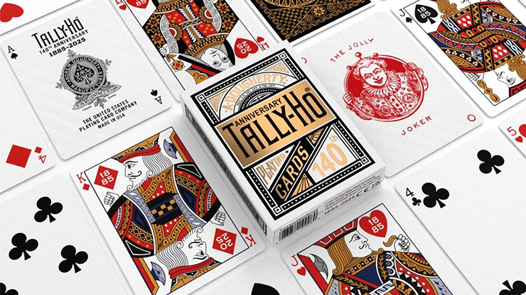 Tally Ho 140th Anniversary (Metaluxe Foil) Playing Cards