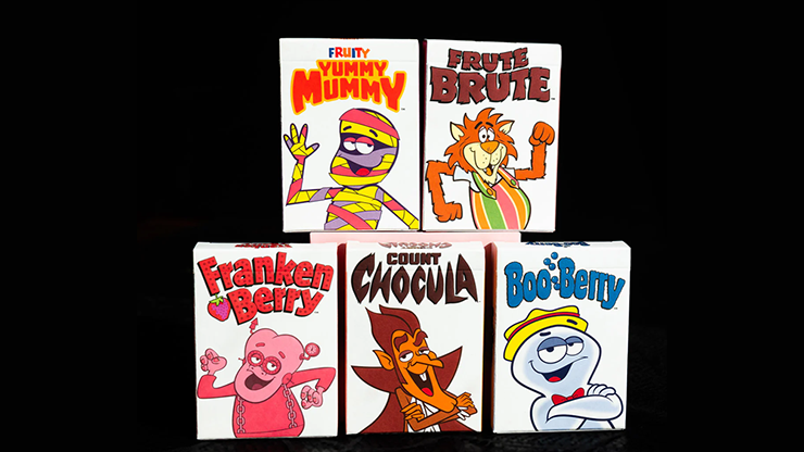 MONSTER CEREALS™ 5 PACK BOX PLAYING CARD SET - Fulton's 