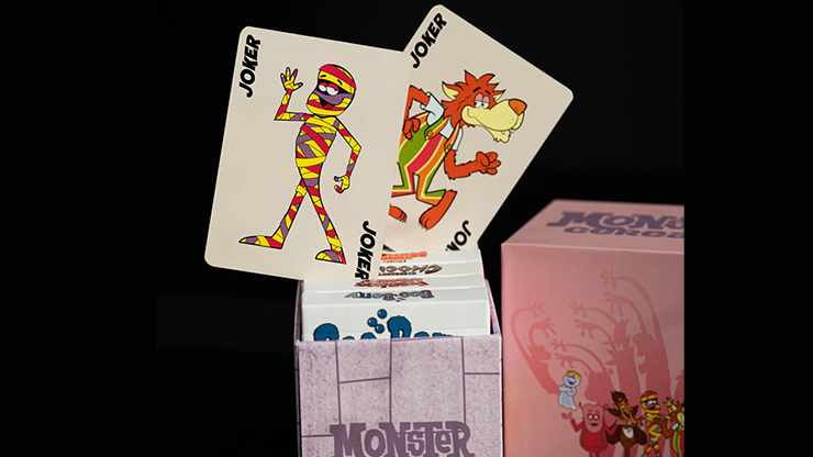 MONSTER CEREALS™ 5 PACK BOX PLAYING CARD SET - Fulton&#39;s 