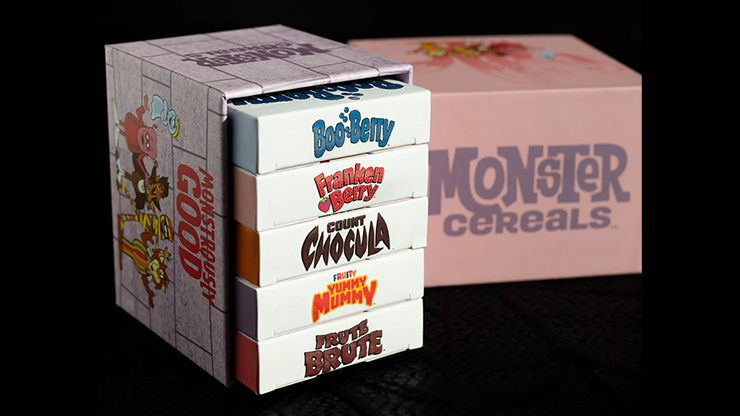 MONSTER CEREALS™ 5 PACK BOX PLAYING CARD SET - Fulton's 