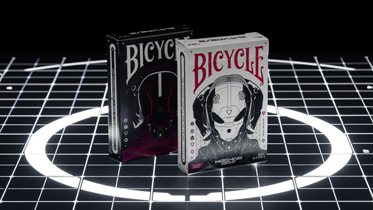 Bicycle Machine56 R-TYPE/2 Black Playing Cards - RunIt Decks 