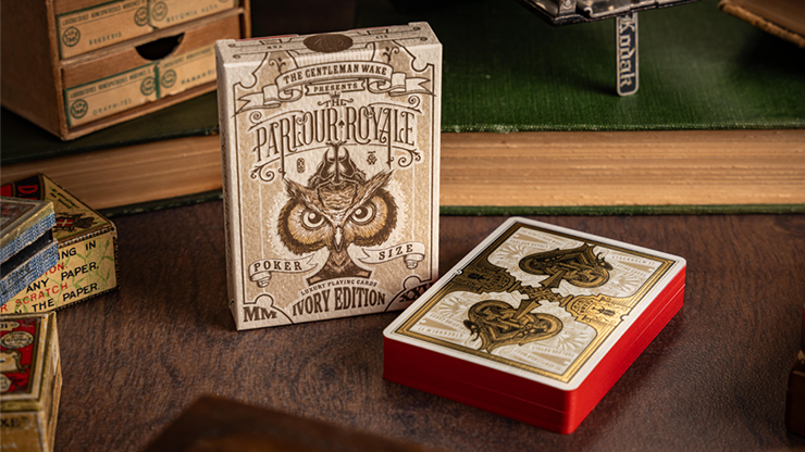 The Parlour Royale Ivory Edition (Red Edge Printing) Playing Cards 