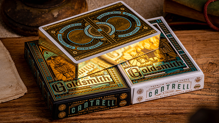 The Goldsmith Playing Cards (2-Deck GILDED Set) - Kevin Cantrell & Gentleman Wake 