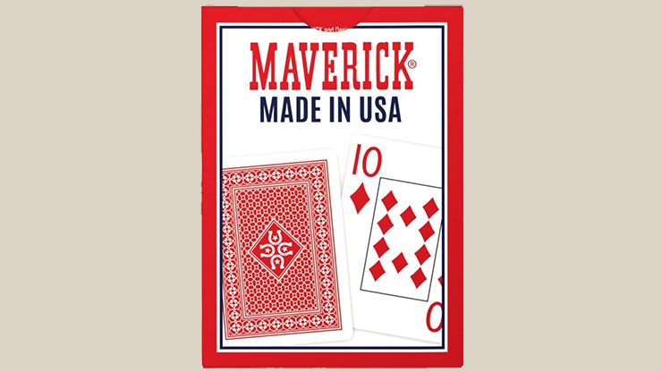 Maverick Made in the USA (Red / Blue) Playing Cards