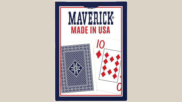 Maverick Made in the USA (Red / Blue) Playing Cards