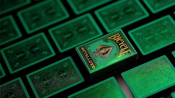 Bicycle Metalluxe Green Playing Cards 