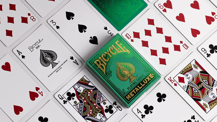 Bicycle Metalluxe Green Playing Cards 
