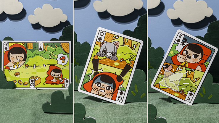 Bicycle Paper Royals Red Riding Hood Playing Cards - RunIt Decks 