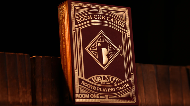 Red Roots Playing Cards (Walnut) - Room One 