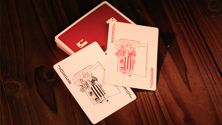 Red Roots Playing Cards (Teak) - Room One 
