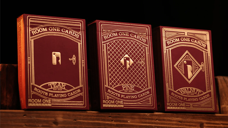 Red Roots Playing Cards (Teak) - Room One 