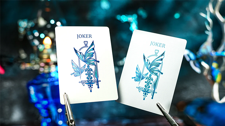 Prism Blue Morpho Playing Cards - TCC Fashion 