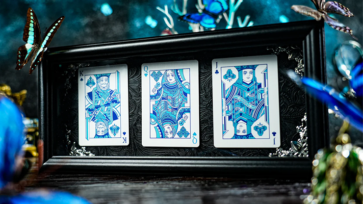 Prism Blue Morpho Playing Cards - TCC Fashion 