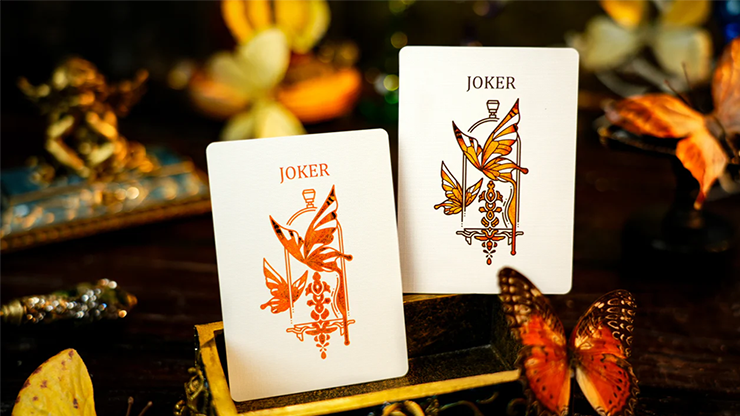 Amber Golden Morpho Playing Cards - TCC Fashion