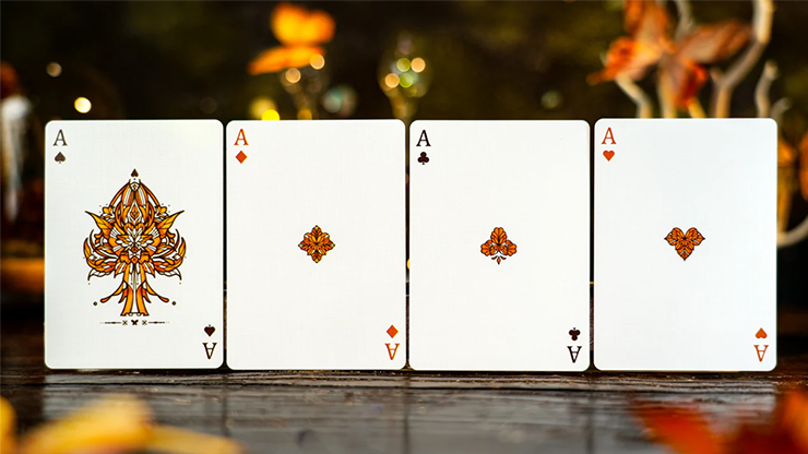 Amber Golden Morpho Playing Cards - TCC Fashion