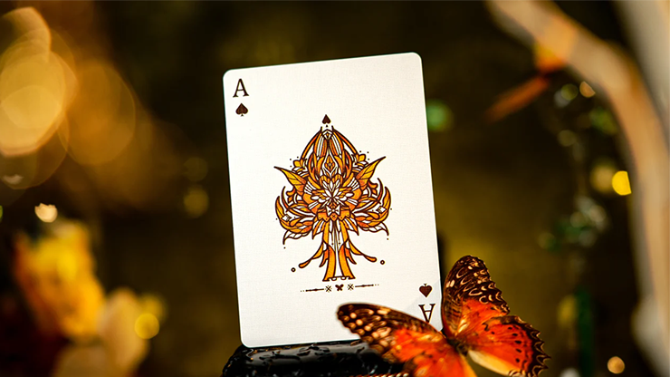 Amber Golden Morpho Playing Cards - TCC Fashion