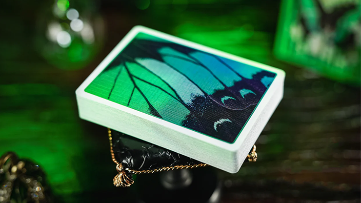 Emerald Green Morpho Playing Cards - TCC Fashion