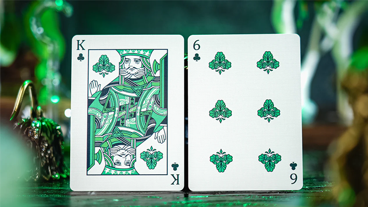 Emerald Green Morpho Playing Cards - TCC Fashion