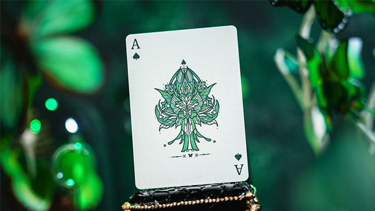 Emerald Green Morpho Playing Cards - TCC Fashion