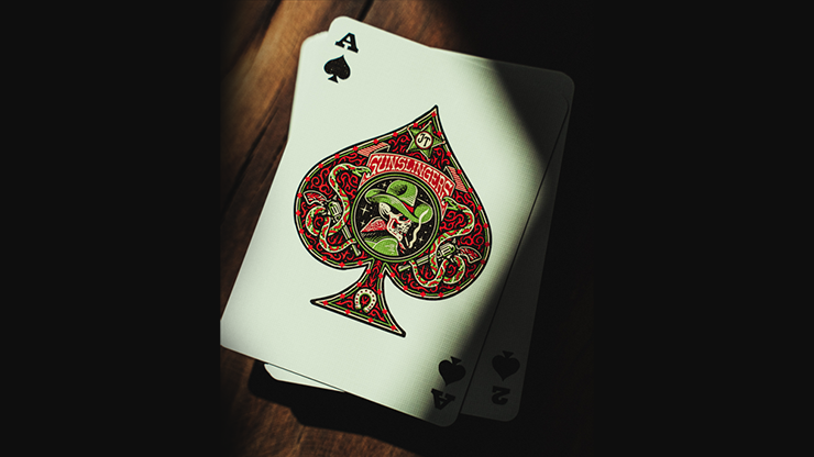 Gunslingers Poker (Red) Playing Cards -  Joker and the Thief 