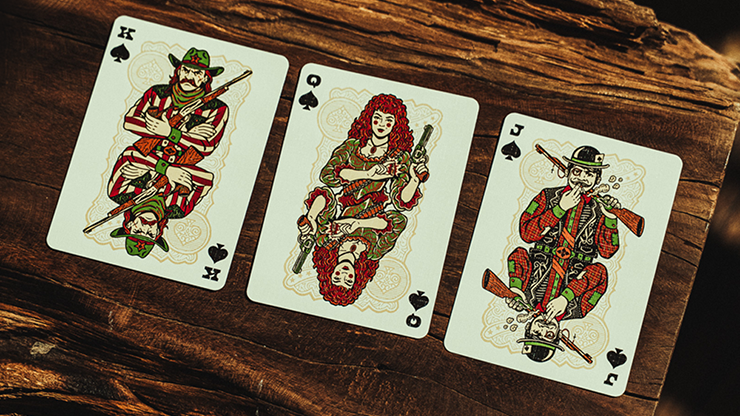 Gunslingers Poker (Red) Playing Cards -  Joker and the Thief 
