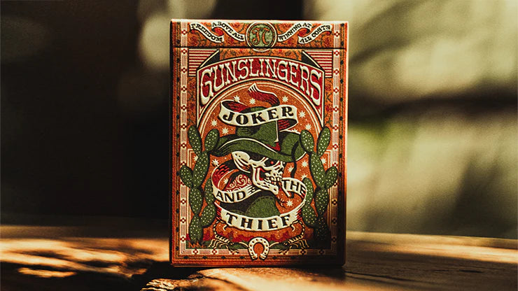 Gunslingers Poker (Red) Playing Cards -  Joker and the Thief 