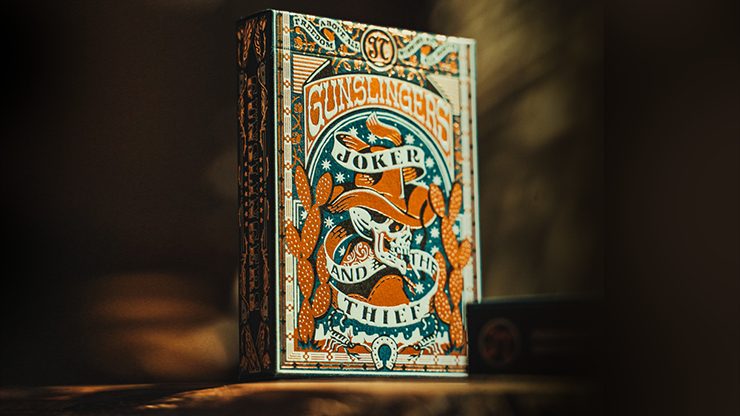 Gunslingers Poker (Blue) Playing Cards -  Joker and the Thief 