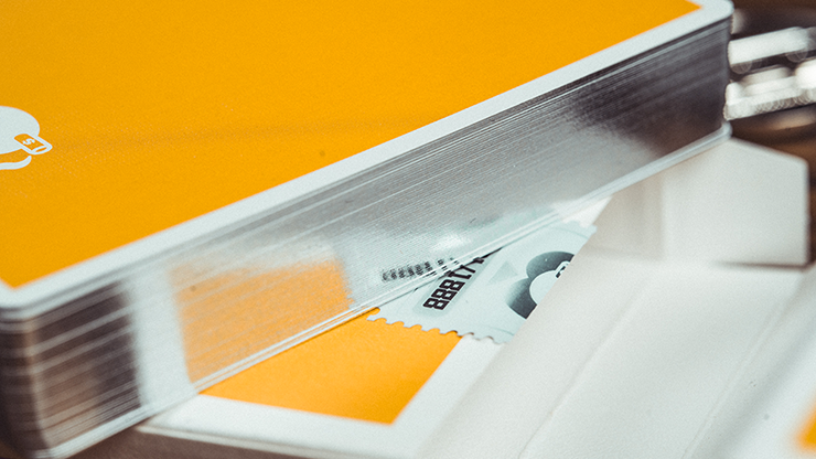 Gilded Milk Casino Deck (Silver) - Bacon Playing Card Company 