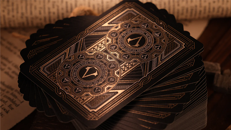 Assassin's Creed Legacy Version 2 Onyx (Hidden Blade) Playing Cards - Room One