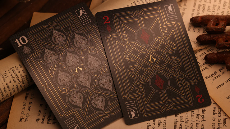 Assassin's Creed Legacy Version 2 Onyx (Hidden Blade) Playing Cards - Room One