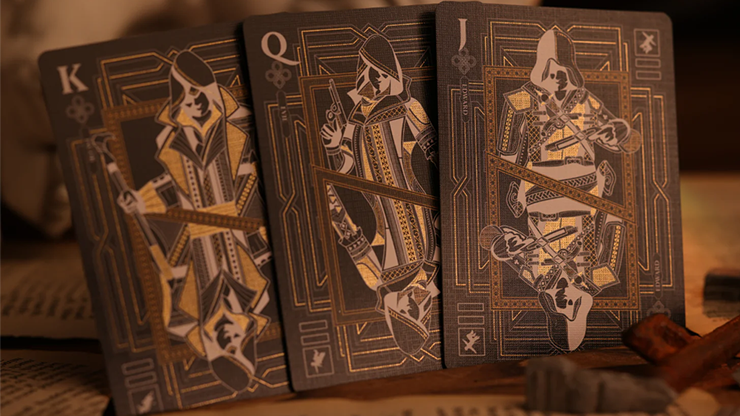 Assassin's Creed Legacy Version 2 Onyx (Hidden Blade) Playing Cards - Room One