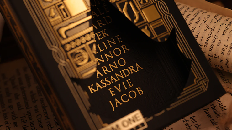 Assassin's Creed Legacy Version 2 Onyx (Hidden Blade) Playing Cards - Room One