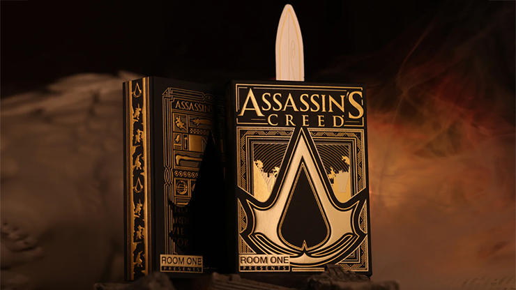 Assassin's Creed Legacy Version 2 Onyx (Hidden Blade) Playing Cards - Room One