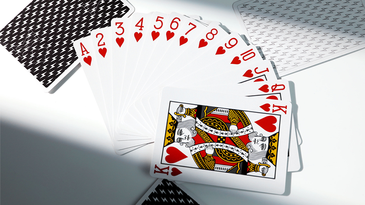 Yuci Tiny Wizard (Black / White) Playing Cards - TCC 