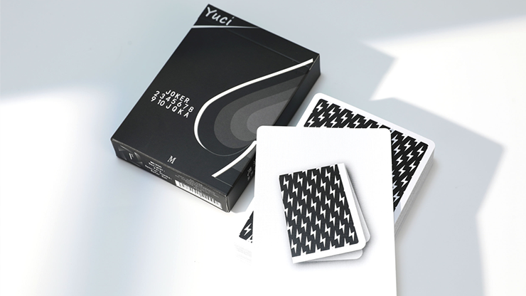 Yuci Tiny Wizard (Black / White) Playing Cards - TCC 