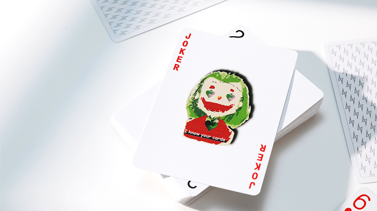 Yuci Tiny Wizard (Black / White) Playing Cards - TCC 