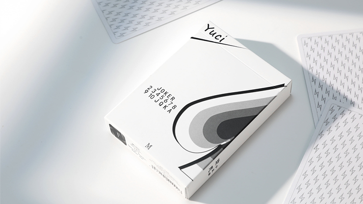 Yuci Tiny Wizard (Black / White) Playing Cards - TCC 